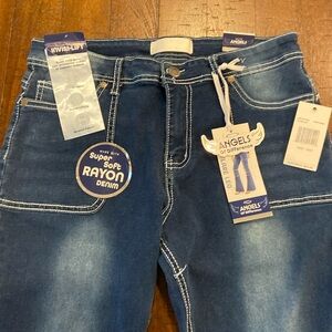 Brand New w/tags Angels Midrise Flare. Style AOD-1017DW size 12